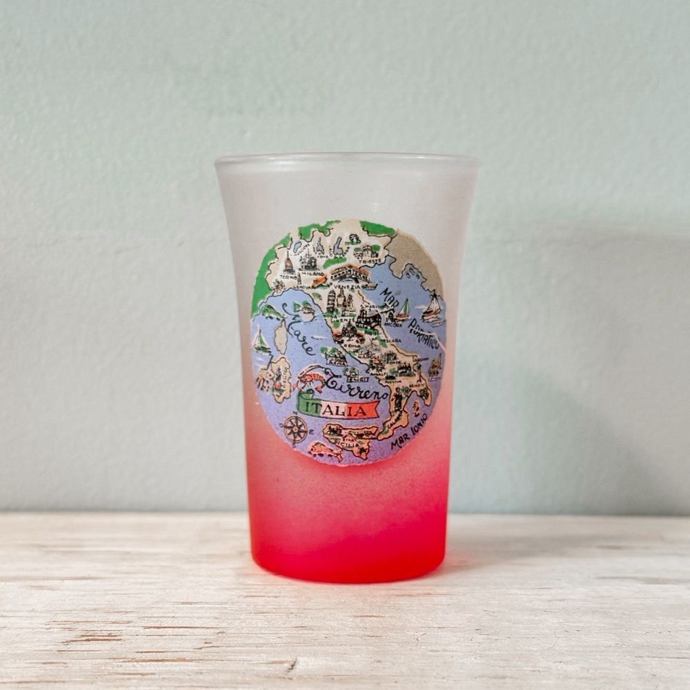 Italy 3 Inch Shot Glass | Map Souvenir Collectible Barware